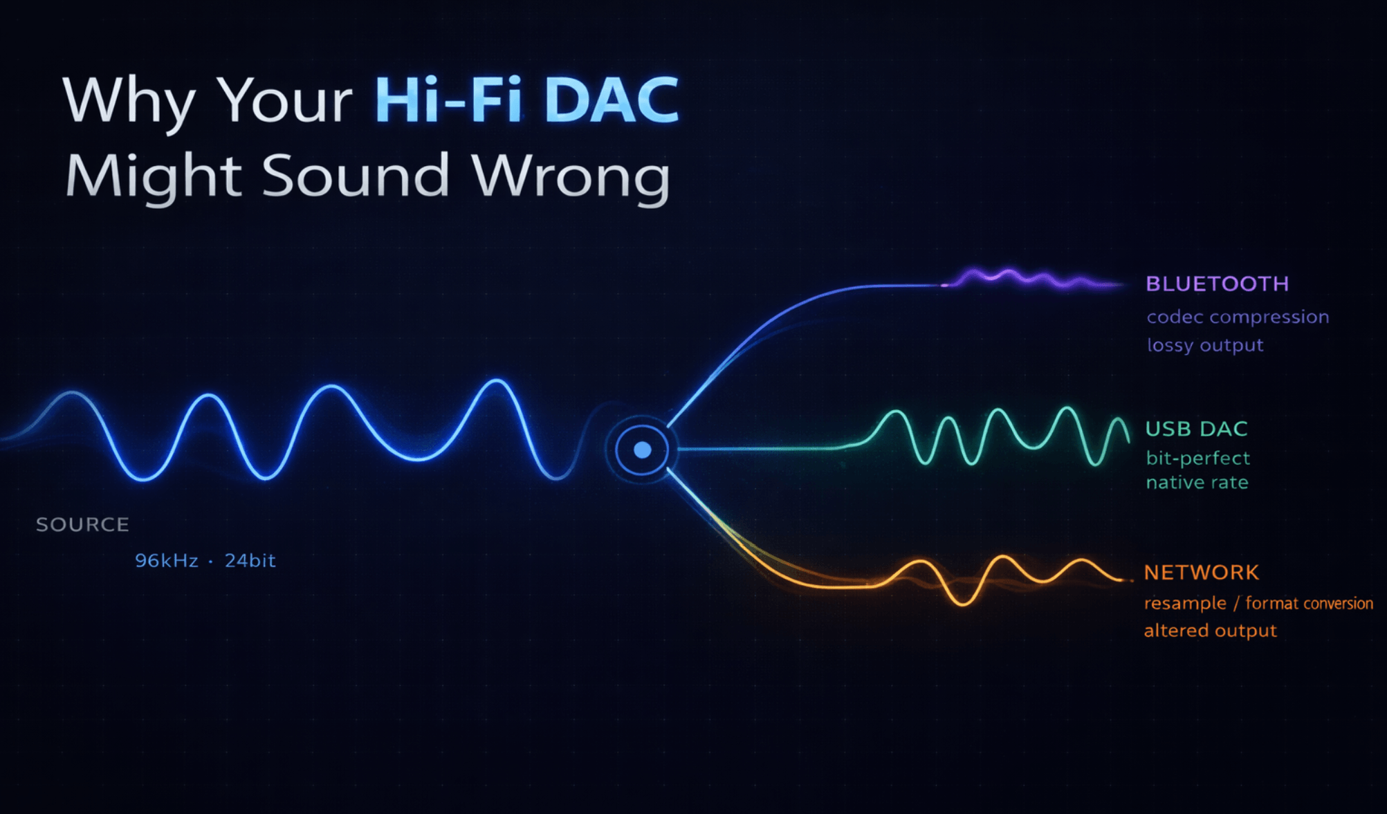 Hi‑Fi DAC 소리가 이상한 이유